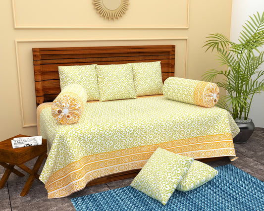 Royal Retreat Deewan Set | 8pcs 100% Cotton