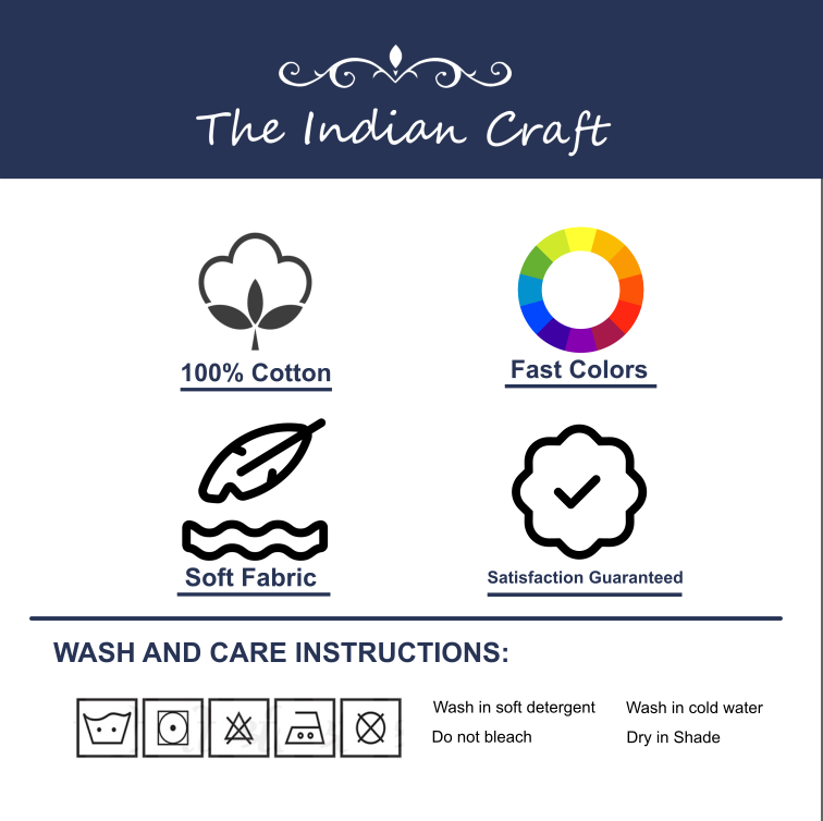 Traditional Jaal Print Bedsheet | King