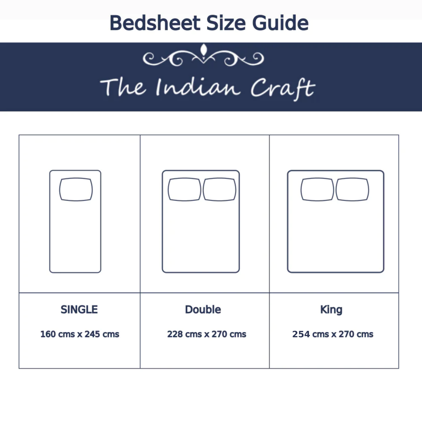 Blue Jaipuri Paradise Bedsheet | King